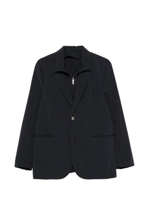 Emporio Armani layered-effect notched-lapel blazer - Blue