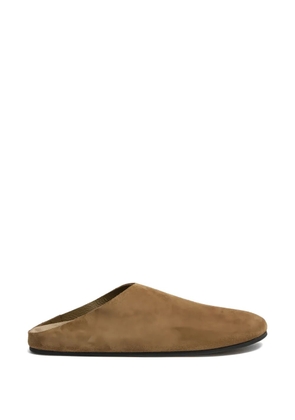 The Row Hudson slides - Brown