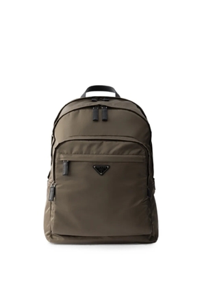 Prada Re-Nylon and Saffiano leather backpack - Grey