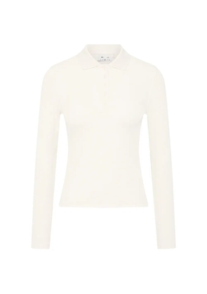 The Upside Cruz ribbed-knit polo shirt - Neutrals