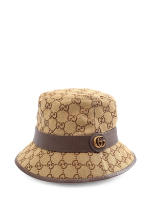 Gucci Pre-Owned 2010s GG Marmont canvas bucket hat - Neutrals