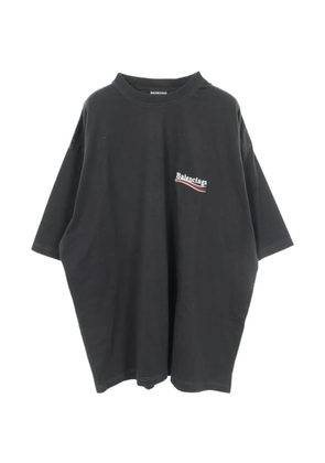 Balenciaga Pre-Owned 2010s Political Campaign T-shirt - Black