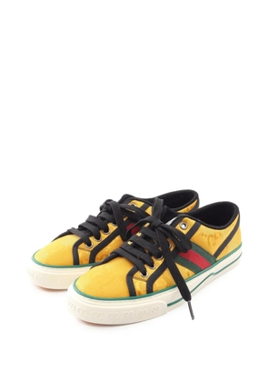 Gucci Pre-Owned 2020s Tennis 1977 Jumbo GG sneakers - Yellow