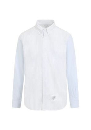 Thom Browne pinstriped cotton shirt - White