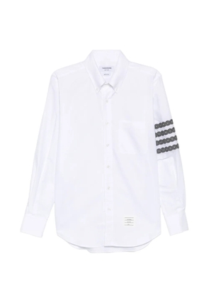 Thom Browne 4-Bar embroidered shirt - White