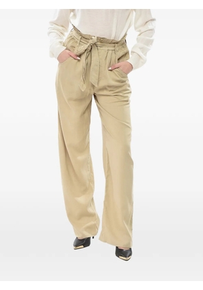 ISABEL MARANT Priana belted trousers - Neutrals
