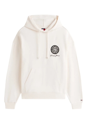 Tommy Jeans logo-printed hoodie - White