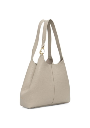 Coccinelle pebbled leather tote bag - Neutrals