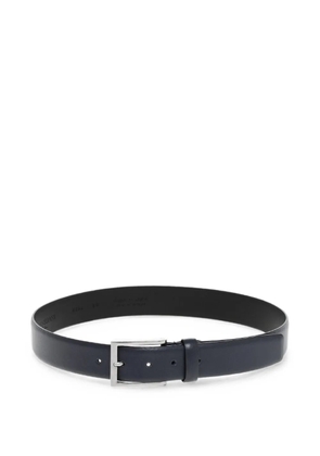 Corneliani buckle-fastening leather belt - Blue