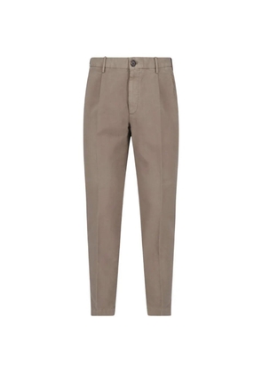 Incotex pleated straight-leg trousers - Neutrals