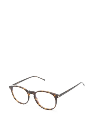 Saint Laurent Eyewear round-frame glasses - Brown