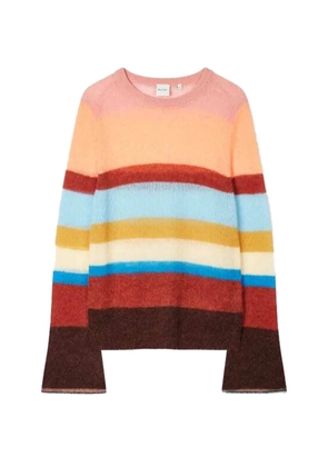 Paul Smith alpaca-wool blend 'signature stripe' sweater - Brown
