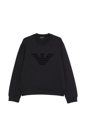 Emporio Armani logo-print crew-neck sweatshirt - Blue