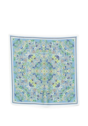 Marc O'Polo floral-print silk scarf - Blue