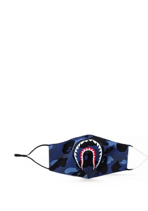 A BATHING APE® Color Camo Shark face mask - Blue