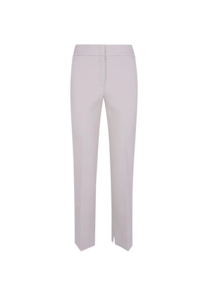 Peserico pressed-crease side-slit trousers - Neutrals