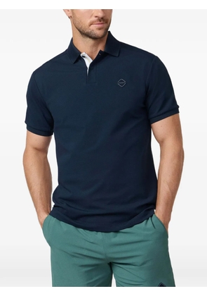 Hackett London striped-placket polo shirt - Blue