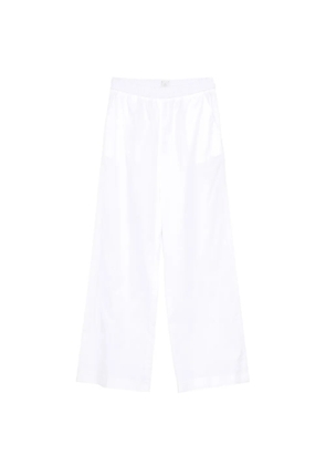 Eleventy elasticated-waist trousers - White