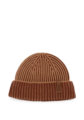 Sease ribbed-knit beanie hat - Neutrals
