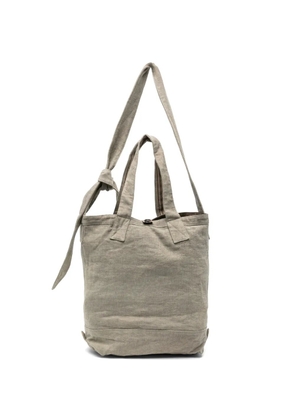 Ziggy Chen knot-detail tote bag - Green