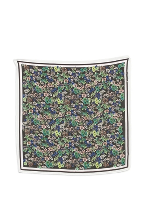 Marc O'Polo floral-print square scarf - Black