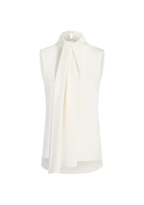 Adam Lippes Swayze scarf-neck top - Neutrals