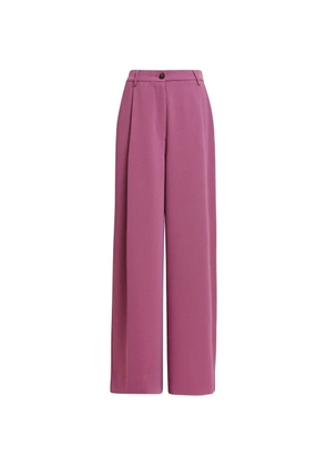 Essentiel Antwerp Kelsea pleated-detailing wide-leg trousers - Purple