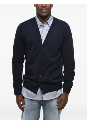 DSQUARED2 patch-pocket V-neck cardigan - Blue