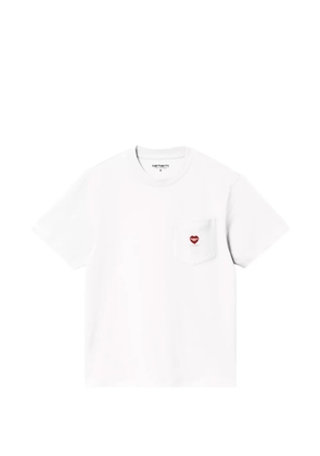 Carhartt WIP S/S Pocket Small Heart T- Shirt - White