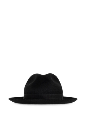 Giorgio Armani grosgrain-trim hat - Black