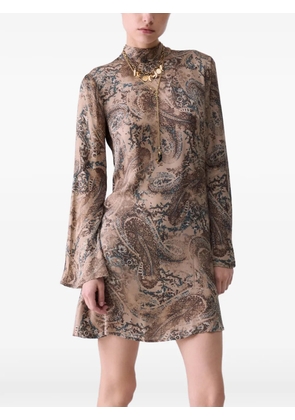 LIU JO printed satin mini Dress - Neutrals
