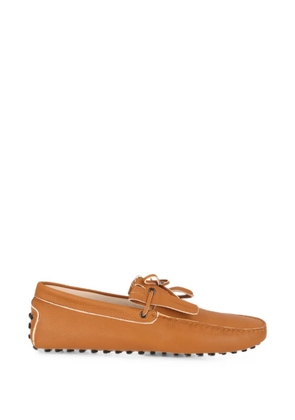 Tod's fringe-detail Gommino loafers - Brown