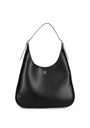 Calvin Klein logo-plaque shoulder bag - Black