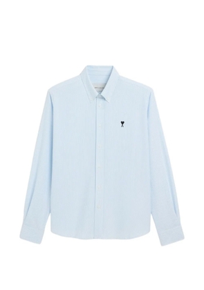 AMI Paris Ami de Coeur striped shirt - Blue