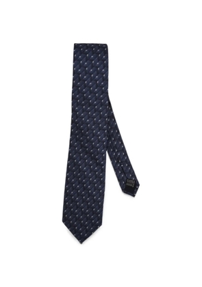 Pal Zileri geometric-pattern tie - Blue