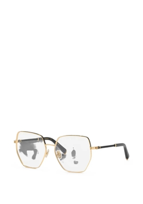 Philipp Plein geometric-frame glasses - Gold