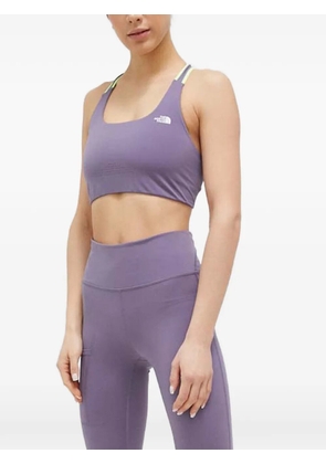 The North Face Movmynt logo-print racerback sports bra - Purple