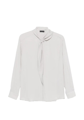 Emporio Armani long-sleeve blouse - Grey