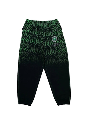 Nike Nigeria Slawn fleece-texture track pants - Black