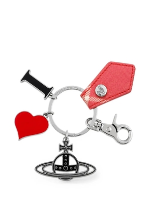 Vivienne Westwood I Love Orb keyring - Silver