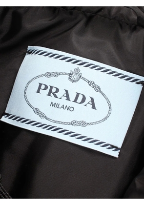 Prada Pre-Owned 2010s Re-Nylon hooded coat - Black