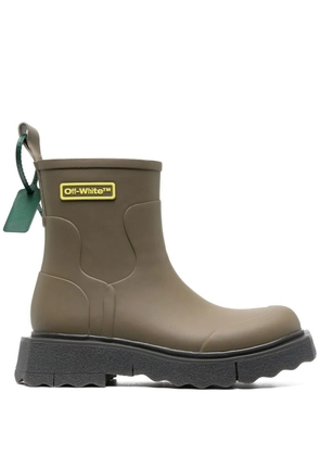 Off-White Sponge ankle boots - Green
