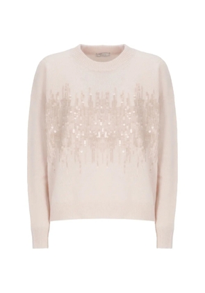 Peserico sequin-embellished sweater - Pink