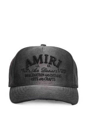 AMIRI Arts District logo-embroidered cotton baseball cap - Grey