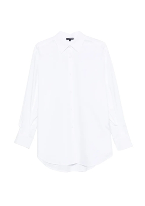 Emporio Armani button-up curved-hem shirt - White