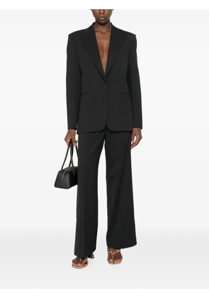 THE ANDAMANE single-breasted notched-lapels blazer - Black