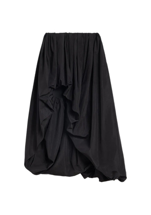 Jil Sander lightweight taffeta skirt - Black