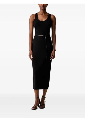 Michael Michael Kors belted racerback dress - Black