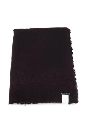 Faliero Sarti fringed textured scarf - Brown