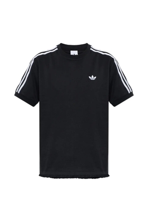 adidas ruffle-trim T-shirt - Black
